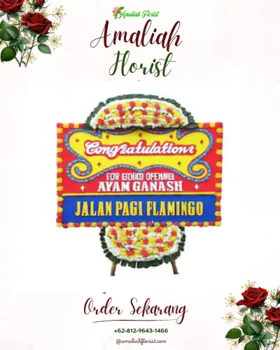 Bunga Papan Congratulation di Wonokertowetan